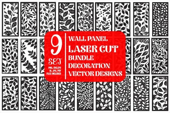 Download Wall Panel Laser Cut Design Vector - Laser cut design Collection