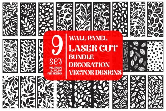 Download Wall Panel Laser Cut Design Vector - Laser cut design Collection