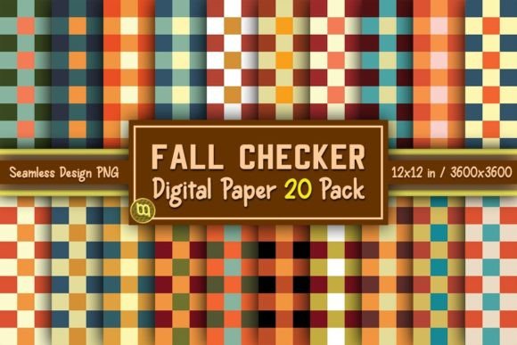 Download Fall Checker Thanksgiving Paper 20 Pack - Thanksgiving paper Collection