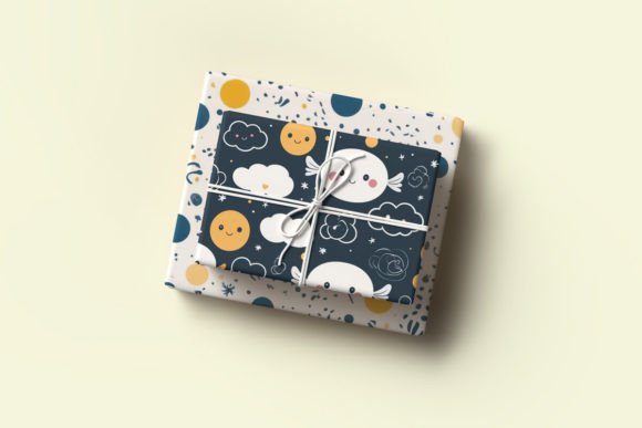 Download Stacked Gift Wrapping Paper Mockup - Gift wrapping Collection