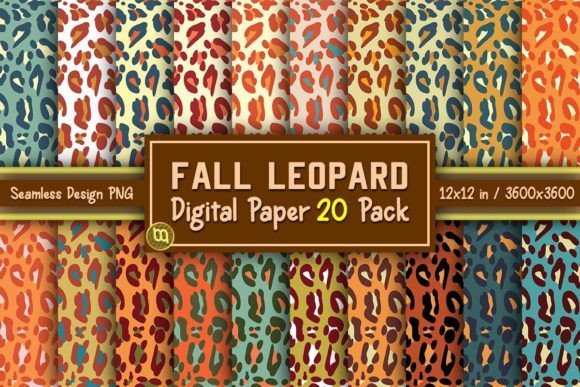 Download Fall Leopard Thanksgiving Paper 20 Pack - Thanksgiving paper Collection