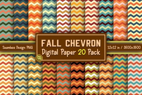 Download Fall Chevron Thanksgiving Paper 20 Pack - Thanksgiving paper Collection