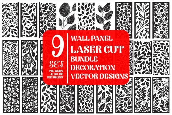 Download Wall Panel Laser Cut Design Vector - Laser cut design Collection