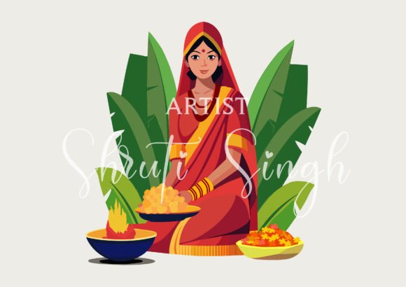 Download Indian Woman Performing Puja on Occasion - Occasion Collection
