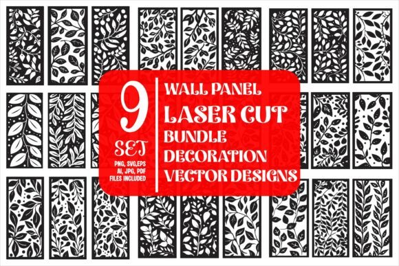 Download Wall Panel Laser Cut Design Vector - Laser cut design Collection