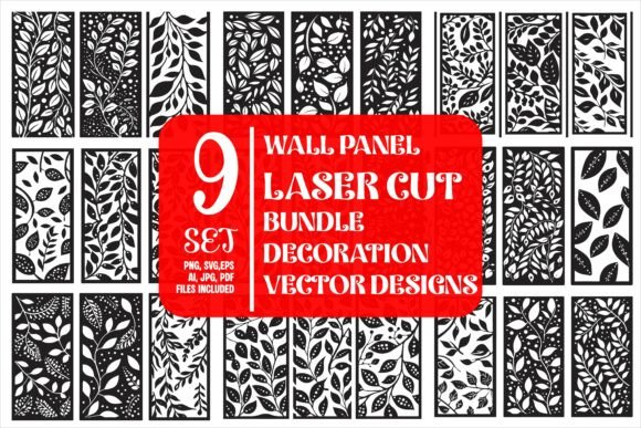 Download Wall Panel Laser Cut Design Vector - Laser cut design Collection